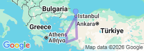 Tour route map