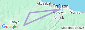 Tour route map