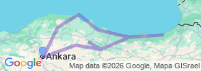 Tour route map