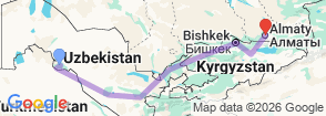 Tour route map