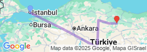 Tour route map