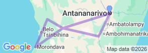 Tour route map