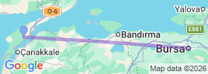 Tour route map