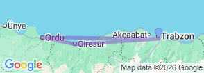 Tour route map