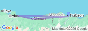 Tour route map