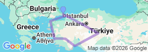 Tour route map