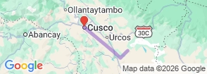 Tour route map
