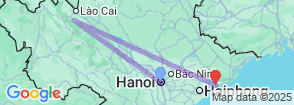 Tour route map