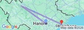 Tour route map