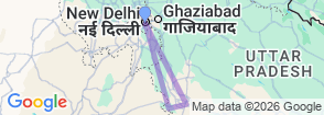 Tour route map