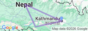 Tour route map