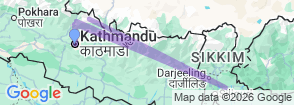 Tour route map