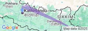 Tour route map