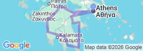 Tour route map