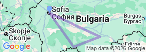 Tour route map