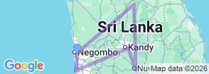 Tour route map