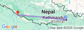 Tour route map