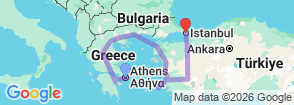 Tour route map