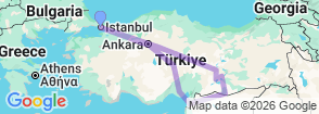 Tour route map