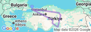 Tour route map