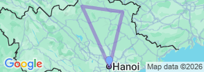 Tour route map