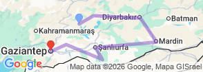 Tour route map