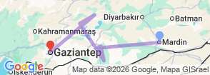 Tour route map