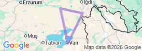 Tour route map