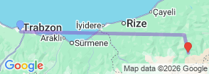 Tour route map