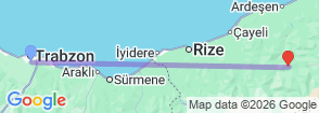 Tour route map