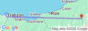 Tour route map