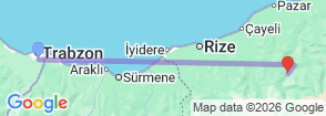 Tour route map