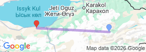 Tour route map