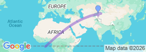 Tour route map