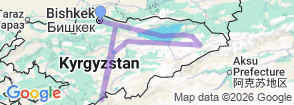 Tour route map