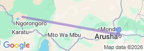 Tour route map