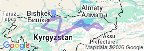 Tour route map