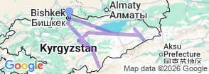 Tour route map