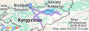 Tour route map