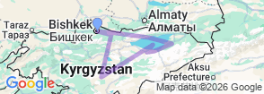 Tour route map
