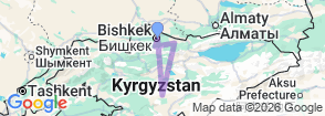 Tour route map