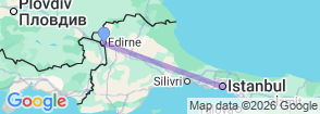 Tour route map