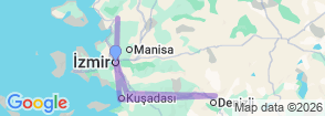 Tour route map