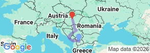 Tour route map