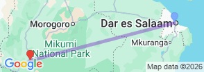 Tour route map