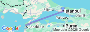 Tour route map