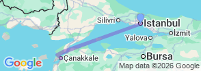Tour route map