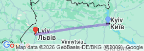 Tour route map