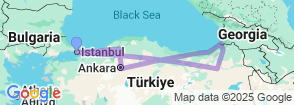 Tour route map