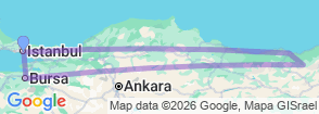 Tour route map